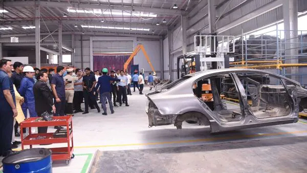 File photo of a vehicle scrapping facility used for representational purpose only